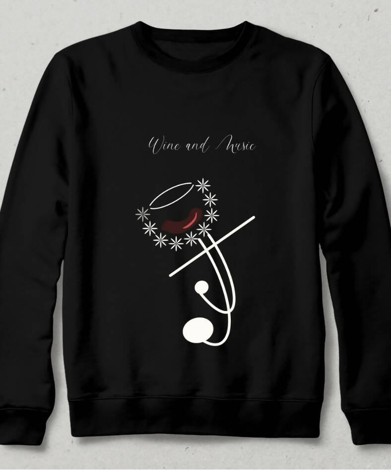 Wine and Music Sweatshirt