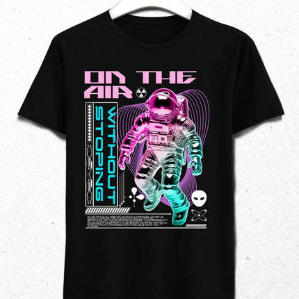 On the Air Astronaut Retro Futuristic Design