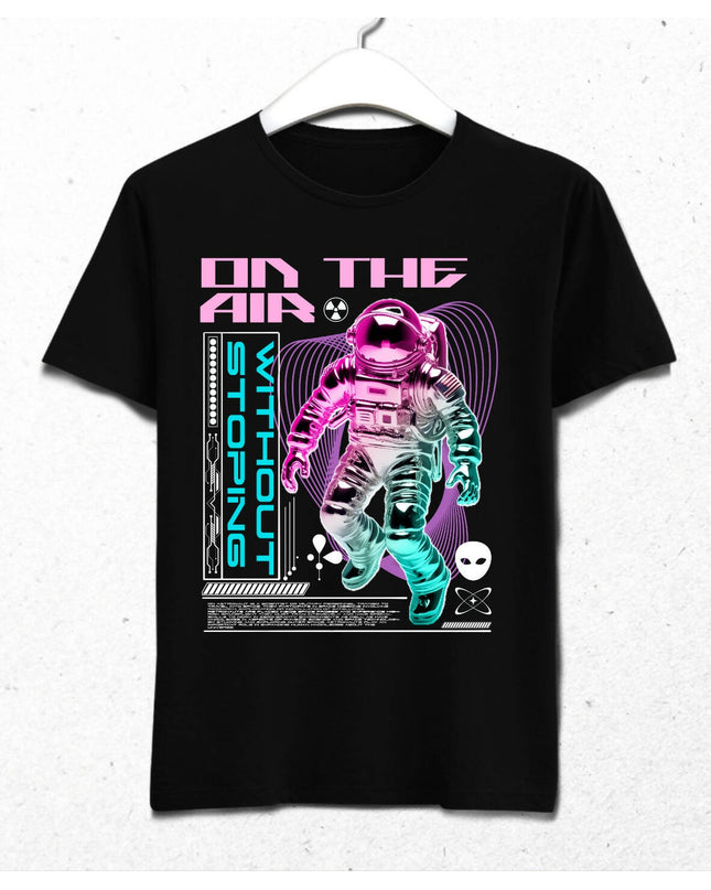 On the Air Astronaut Retro Futuristic Design