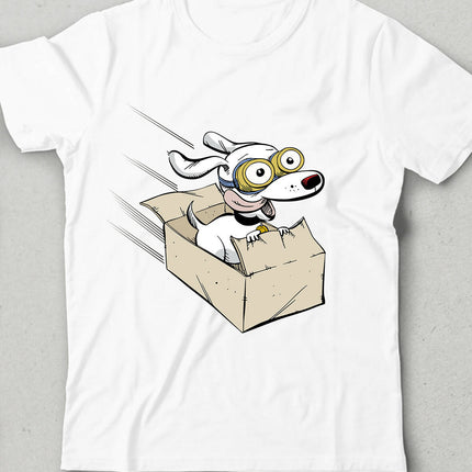 Cute Dog Having Fun Kids T-Shirt