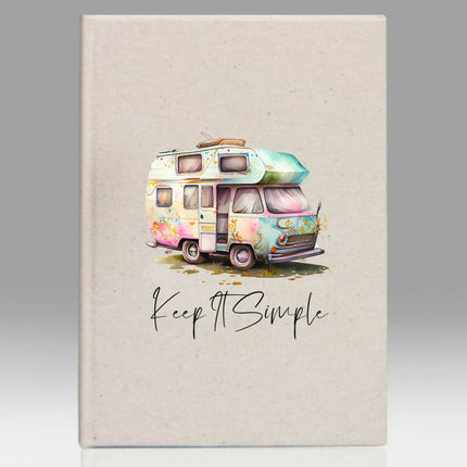 Camping Caravan Themed Notebook