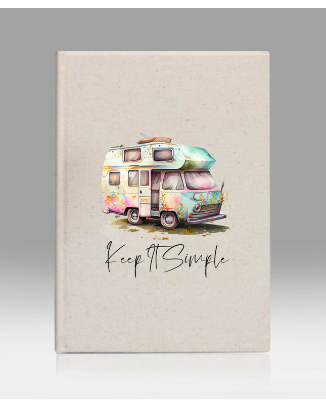 Camping Caravan Themed Notebook