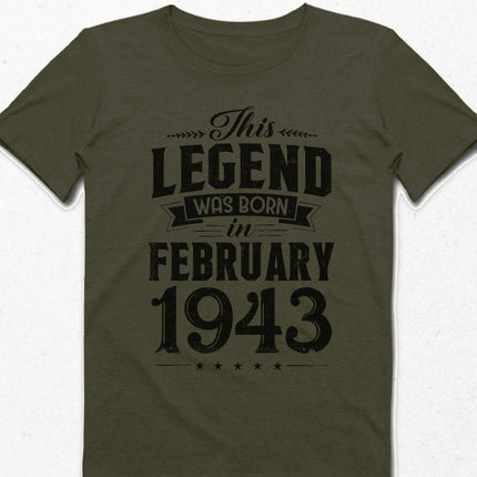 This legend haki doğum günü tişört - basmatik.com