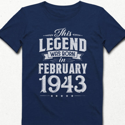 This legend indigo doğum günü tişört - basmatik.com