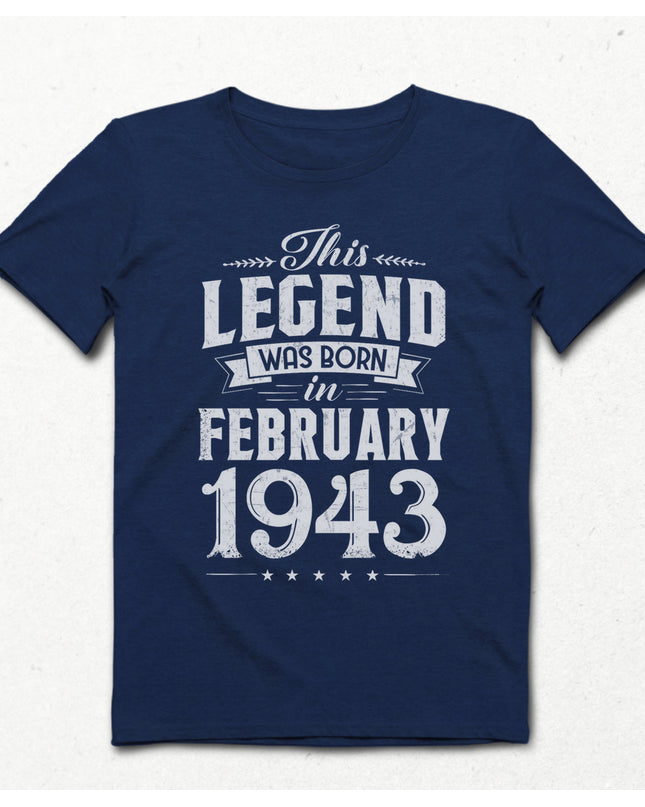 This legend indigo doğum günü tişört - basmatik.com