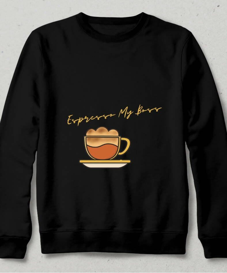 Espresso Patronum Sweatshirt - siyah