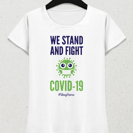 we stand and fight kadın tişört - basmatik.com
