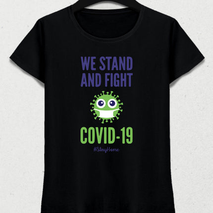 we stand and fight kadın tişört - basmatik.com