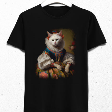 white princess cat t-shirt