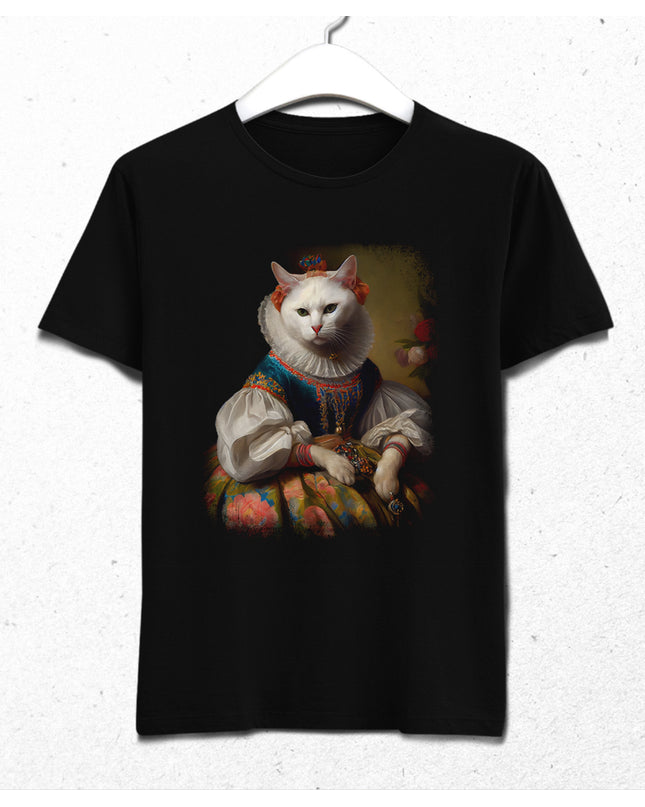 white princess cat t-shirt