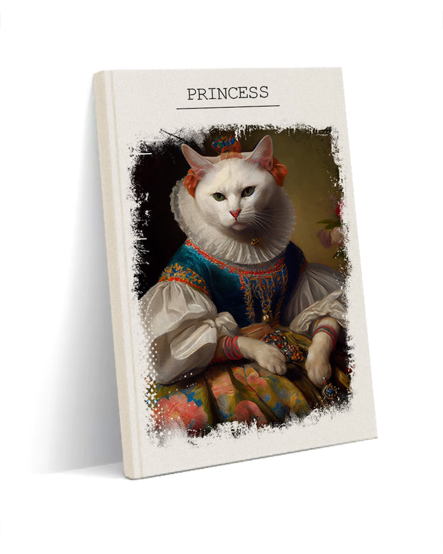 White princess cat defter