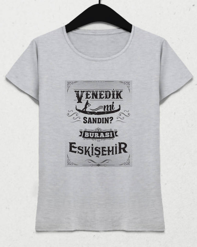 Burası Eskişehir - 1 / Kadın Tshirt - basmatik.com