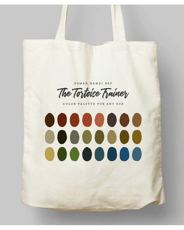 Osman Hamdi Bey, The Tortoise Trainer Color Palette Cloth Bag