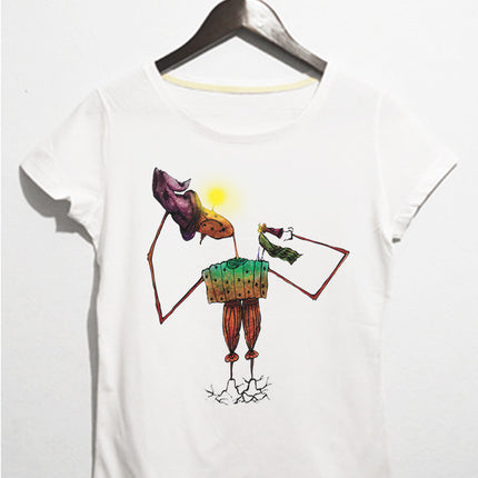 woodyclown bayan t-shirt - basmatik.com