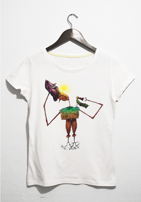 woodyclown bayan t-shirt - basmatik.com