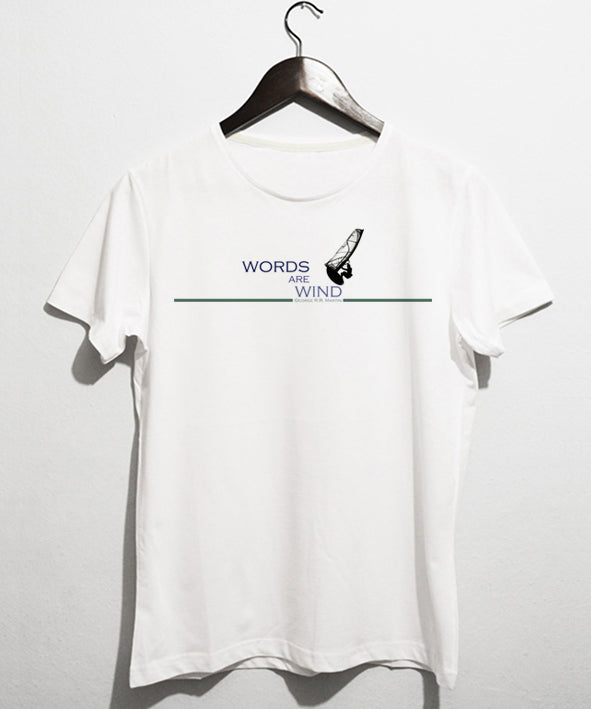 words are wind t-shirt - basmatik.com
