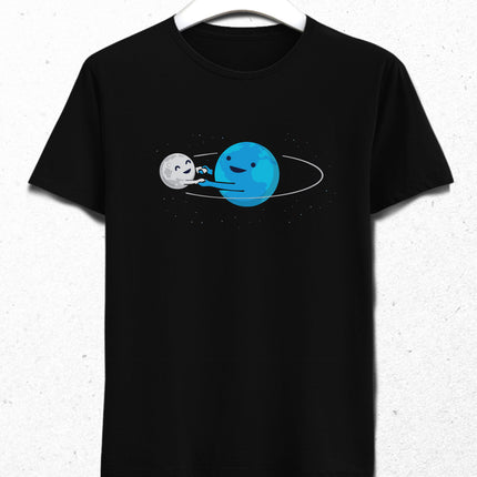 world and moon tişört - basmatik.com
