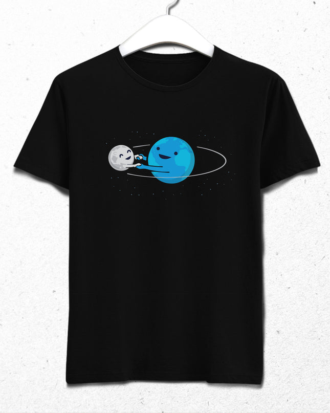 world and moon tişört - basmatik.com
