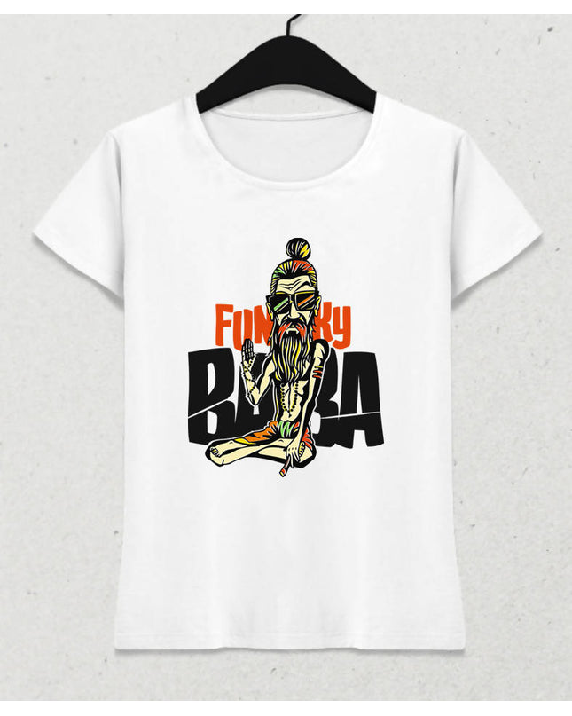 Funky Dad Women's White T-Shirt