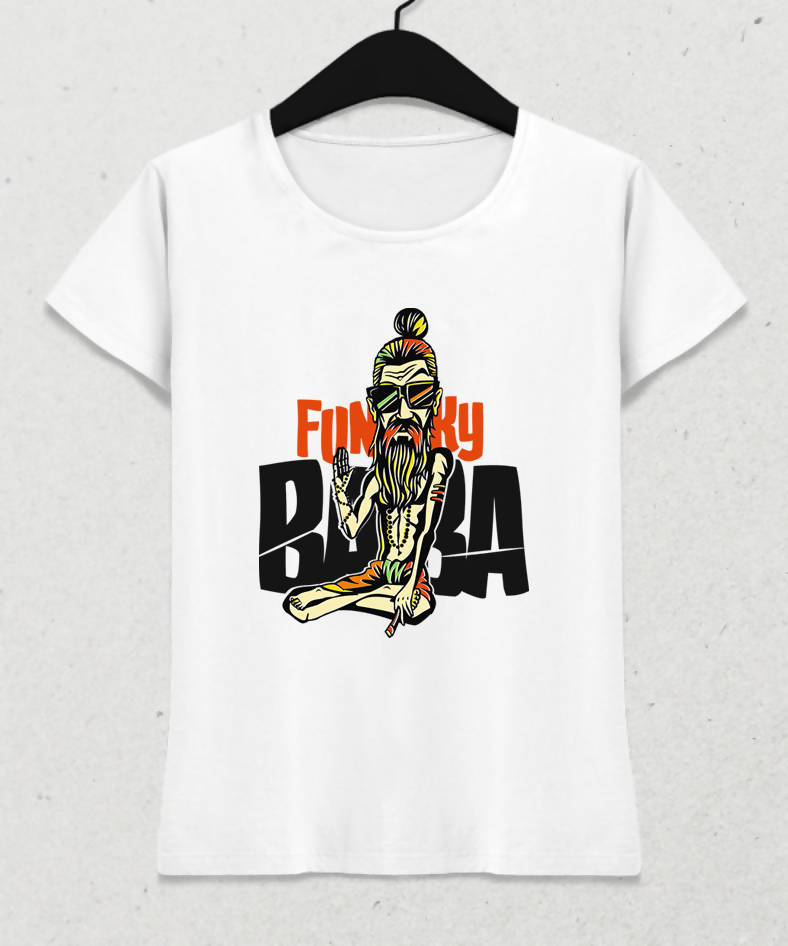 Funky Dad Women's White T-Shirt