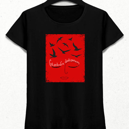 İstanbul'u Dinliyorum Tişört - basmatik.com