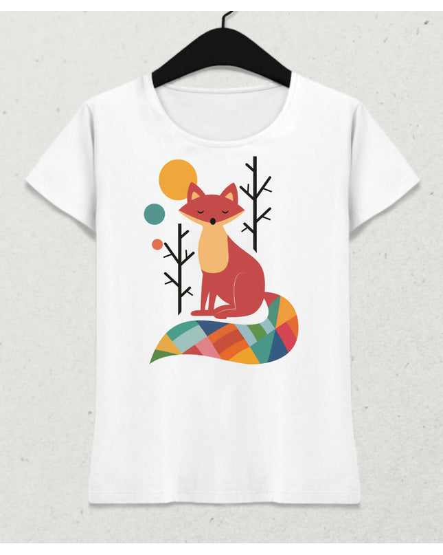 CUTE FOX WOMEN'S T-SHIRT