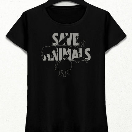 Save Animals Kadın Tişört