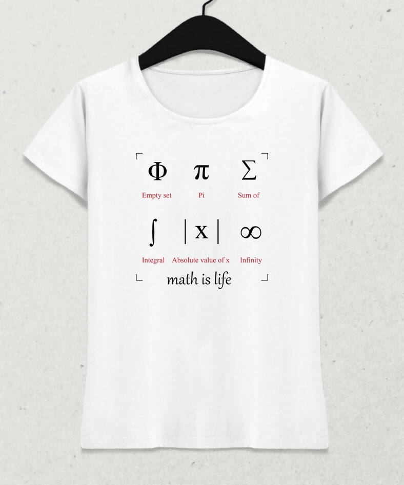 Math is Life Kadın Tişört