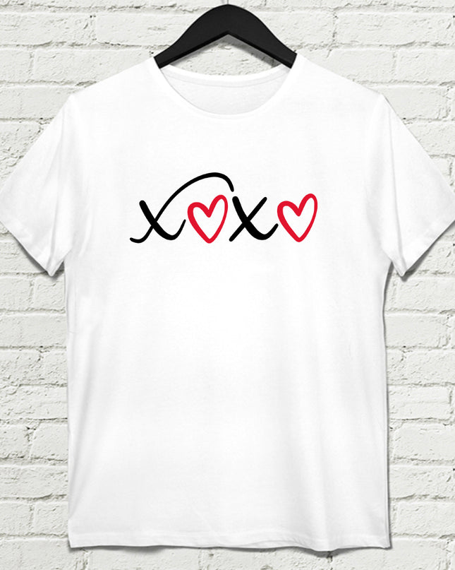 oxox Beyaz Erkek tshirt - basmatik.com