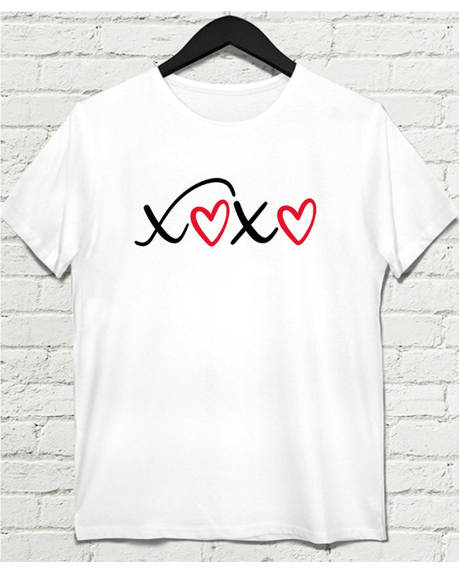 oxox Beyaz Erkek tshirt - basmatik.com