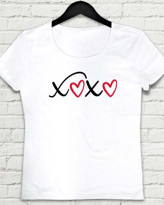 Oxox Beyaz Kadın tshirt - basmatik.com