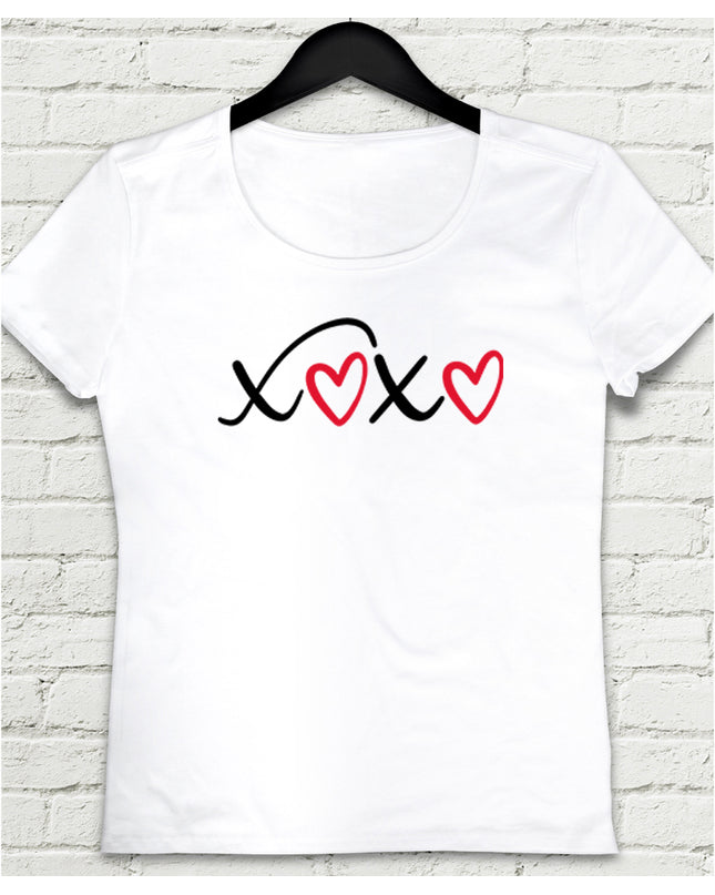 Oxox Beyaz Kadın tshirt - basmatik.com
