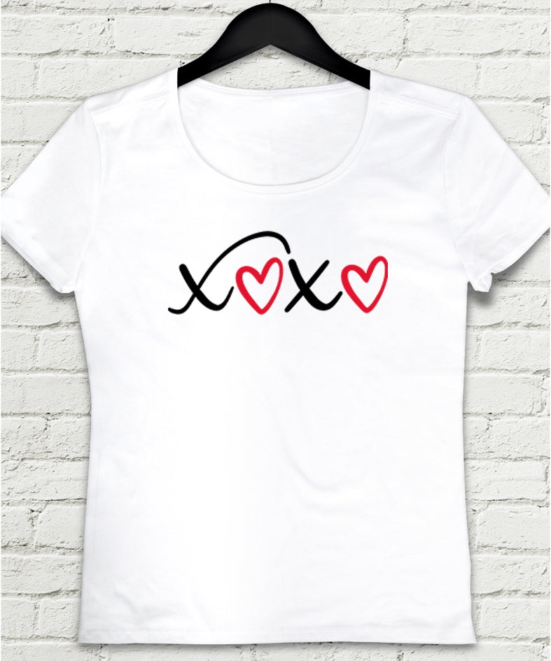 Oxox Beyaz Kadın tshirt - basmatik.com