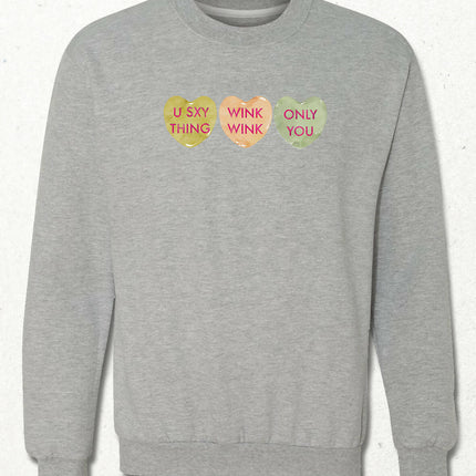 Valentine's VI, Kalpli Slogan Sweatshirt