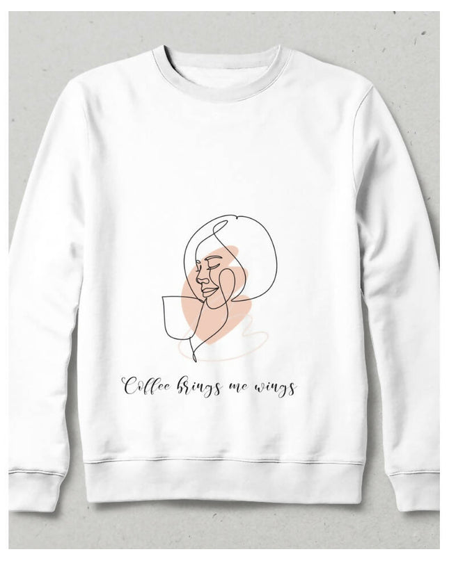 Coffee Brings me Wings Sweatshirt