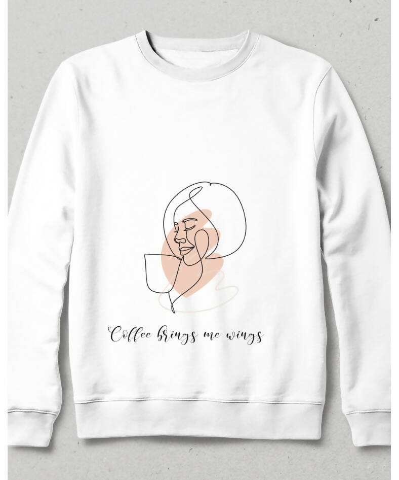 Coffee Brings me Wings Sweatshirt