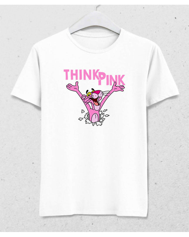 Think Pink v2 Erkek Tişört - basmatik.com