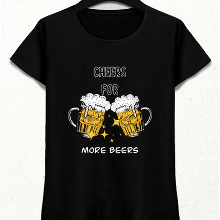 Bira Şerefe Alkolsever Tişört - basmatik.com