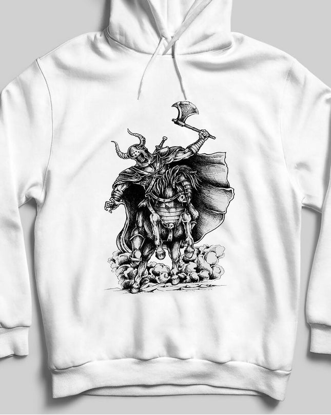 Warrior Skull Hooded Sweatshirt 