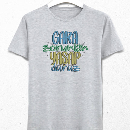yaşap duruz erkek tişört - basmatik.com