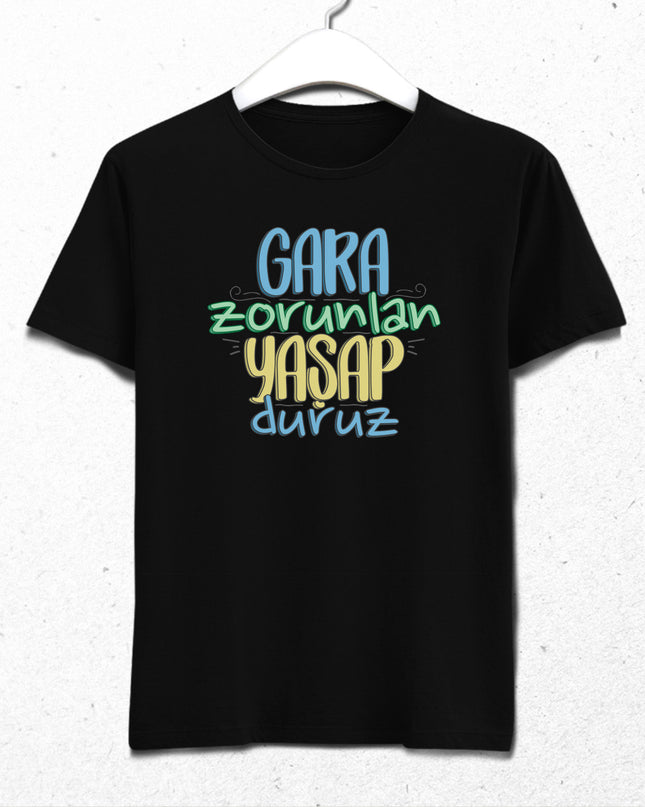 yaşap duruz erkek tişört - basmatik.com