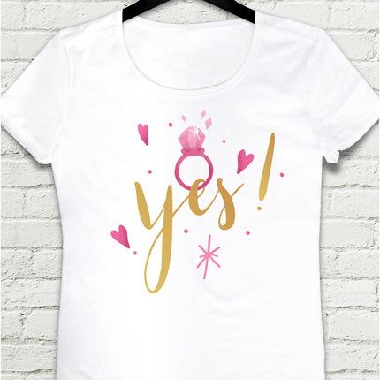 Yes kadın tişört - basmatik.com