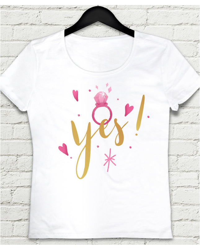 Yes kadın tişört - basmatik.com