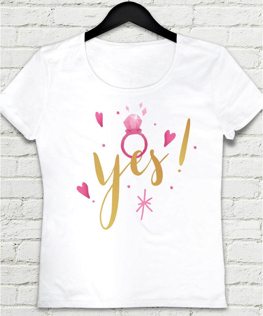 Yes kadın tişört - basmatik.com
