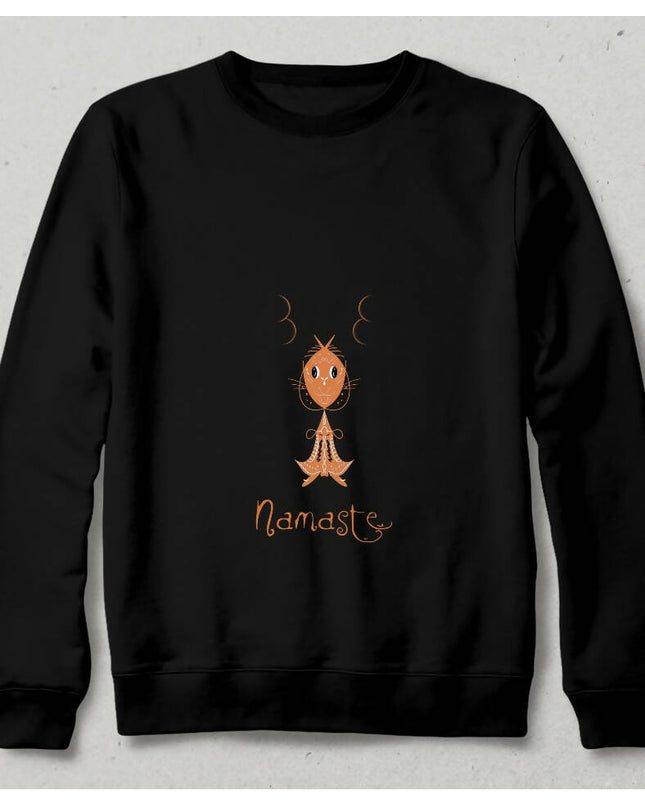 Namaste Yoga Temalı Fantastik Kedi