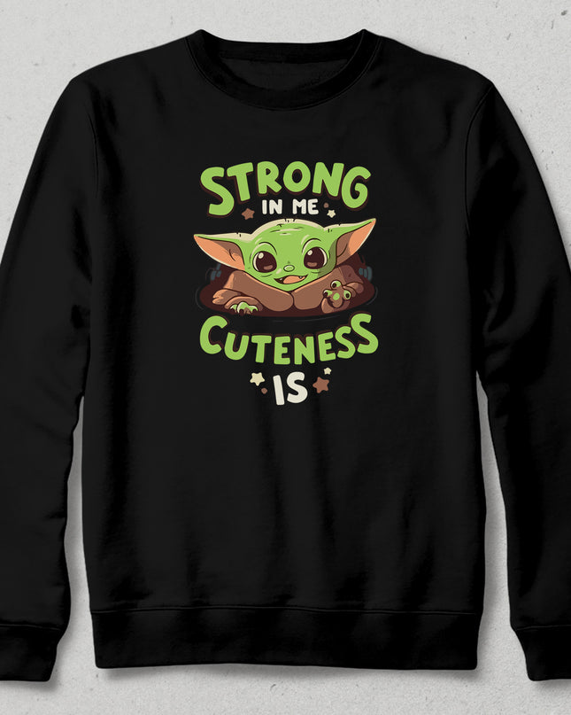 yoda strong sweatshirt - basmatik.com