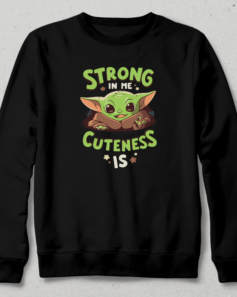 yoda strong sweatshirt - basmatik.com