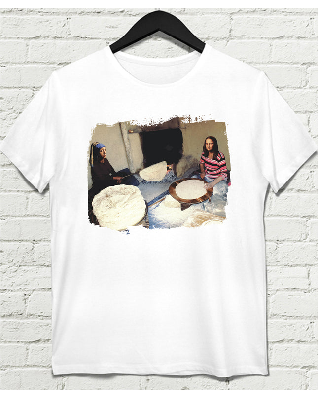 Yufka Beyaz Tshirt - basmatik.com