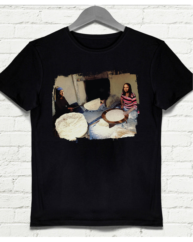 Yufka Siyah Tişört - basmatik.com