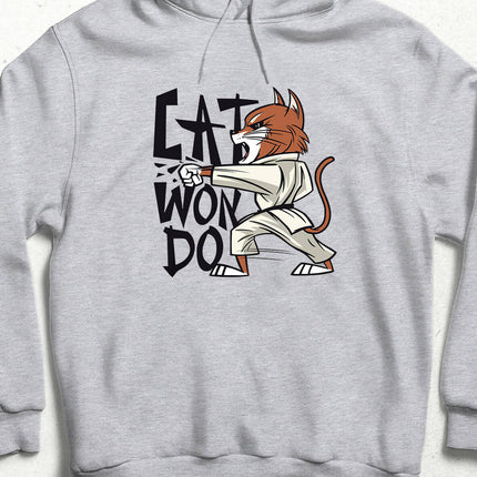 Cat Taekwondo Hooded Sweatshirt